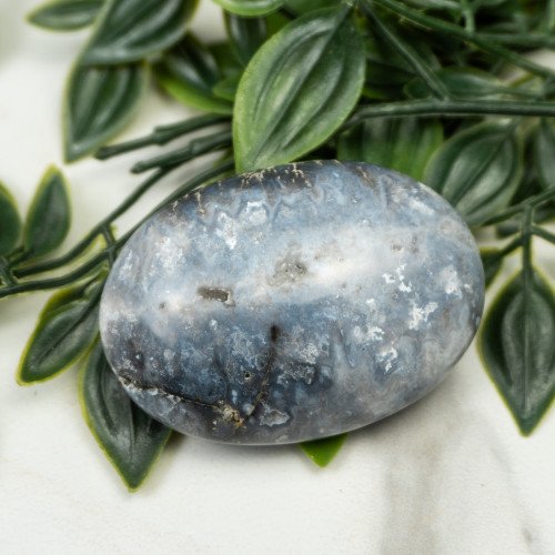 Blue Pacific Agate Palmstone #12