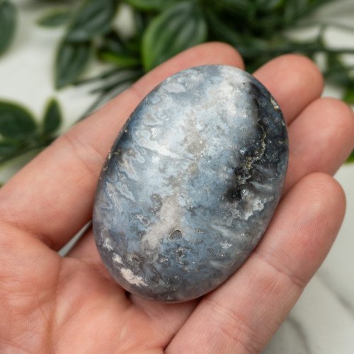 Blue Pacific Agate Palmstone #12
