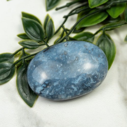 Blue Pacific Agate Palmstone #11