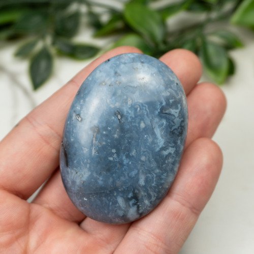 Blue Pacific Agate Palmstone #11