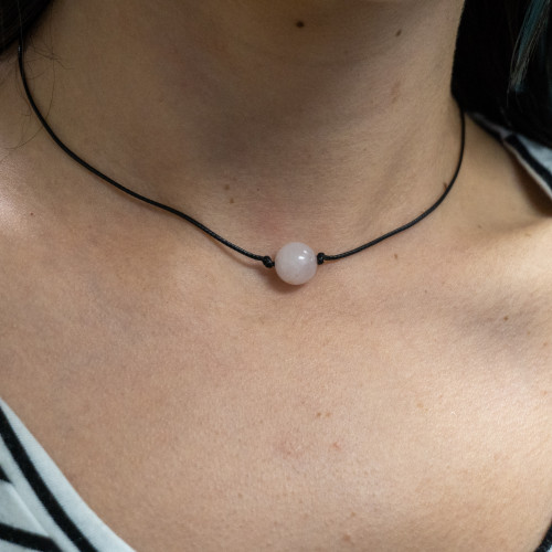 Rose Quartz Choker