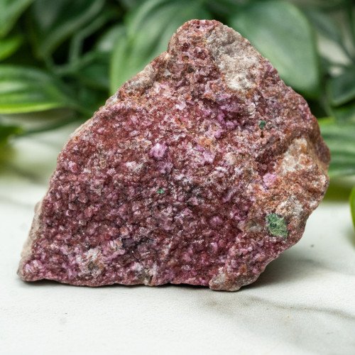 Cobaltoan Calcite with Malachite #4