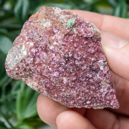 Cobaltoan Calcite with Malachite #4