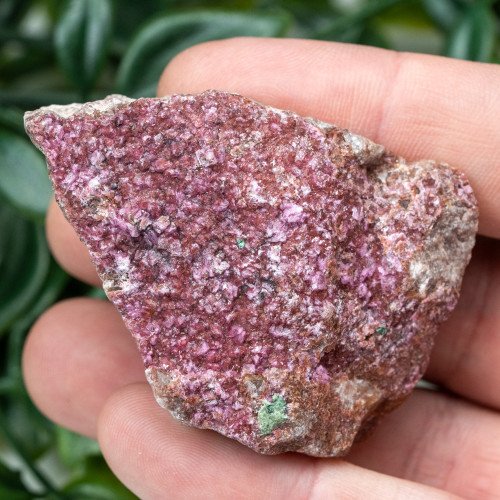 Cobaltoan Calcite with Malachite #4