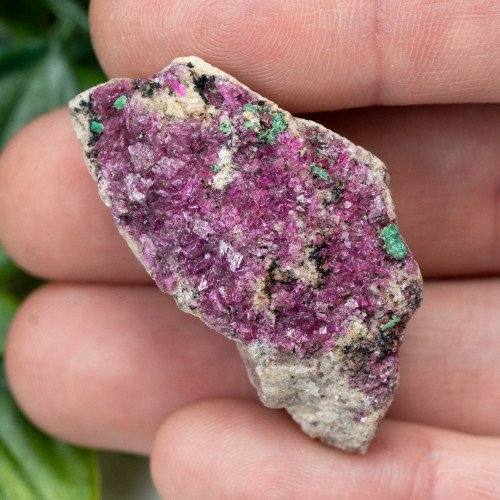 Cobaltoan Calcite with Malachite #2
