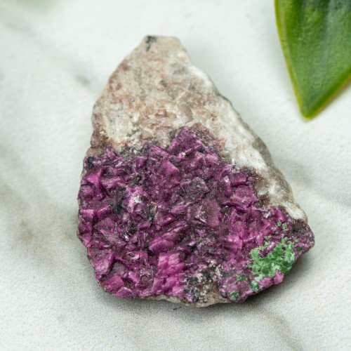 Cobaltoan Calcite with Malachite #1