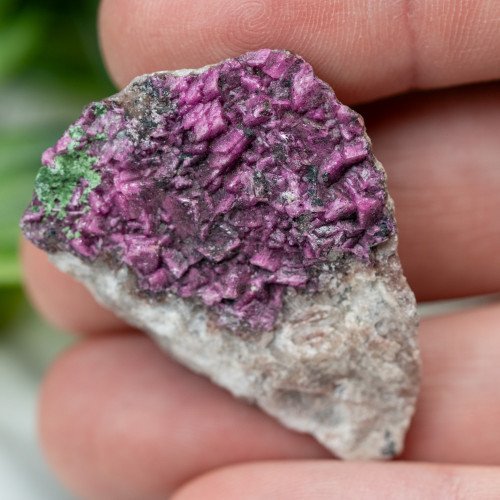 Cobaltoan Calcite with Malachite #1