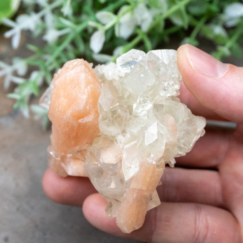 Apophyllite with Stilbite #2