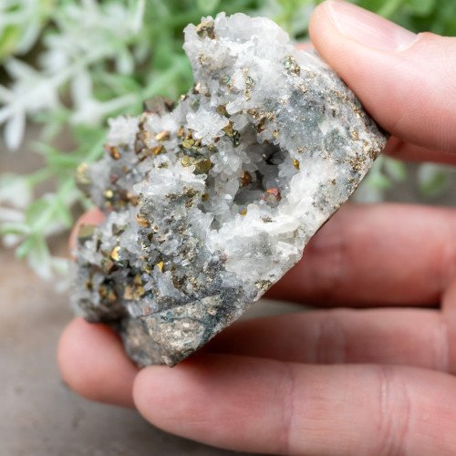 Chalcopyrite on Quartz #6