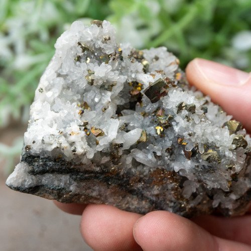 Chalcopyrite on Quartz #6