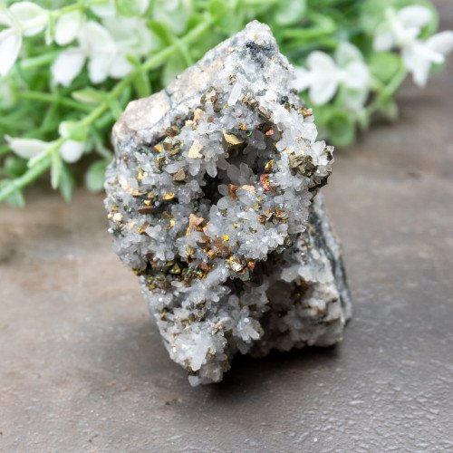 Chalcopyrite on Quartz #6