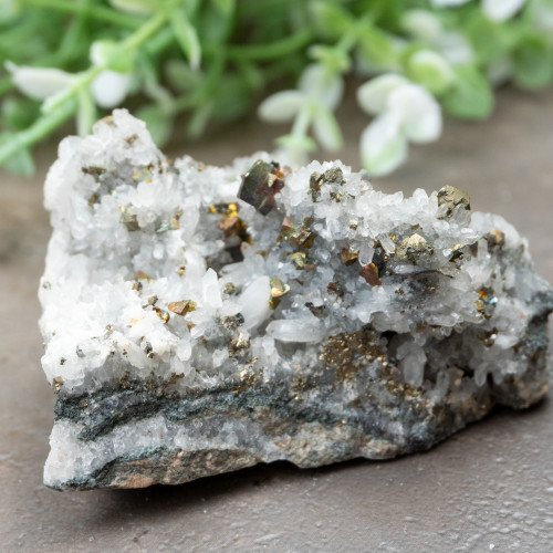 Chalcopyrite on Quartz #6