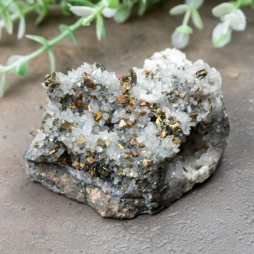Chalcopyrite on Quartz #6