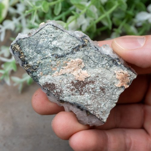 Chalcopyrite on Quartz #5