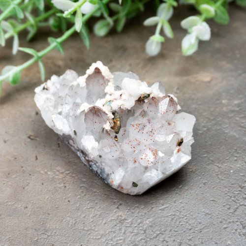 Chalcopyrite on Quartz with Hematite #4