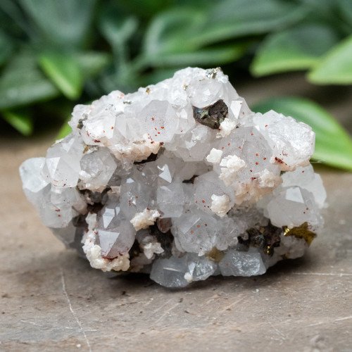 Chalcopyrite on Quartz with Hematite #3