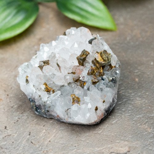 Chalcopyrite on Quartz #1