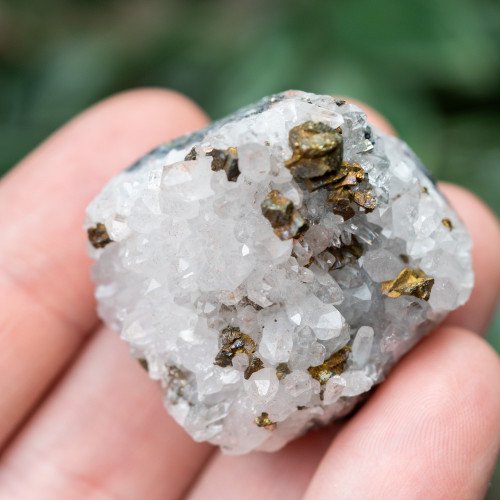 Chalcopyrite on Quartz #1