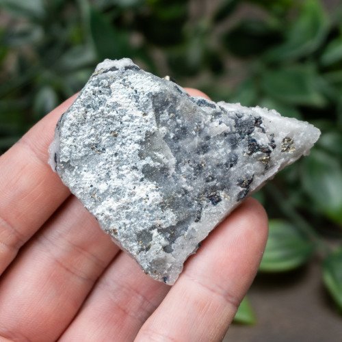Pyrite on Druzy Quartz #3