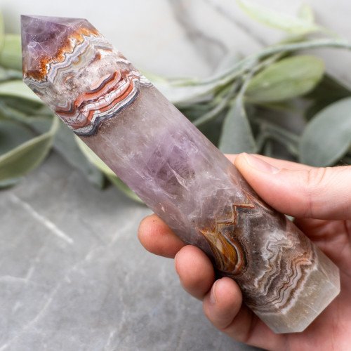 Crazy Lace Amethyst Tower #2