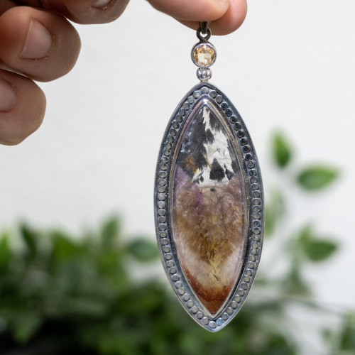 Super 7 Necklace #2 with Heliodor