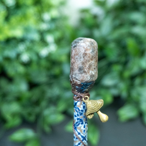 Tumbled Black Moonstone Pen