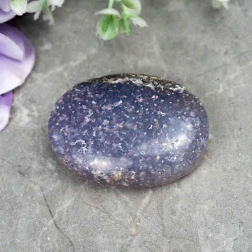Purple Chalcedony Palmstone #9
