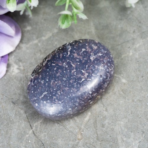 Purple Chalcedony Palmstone #9