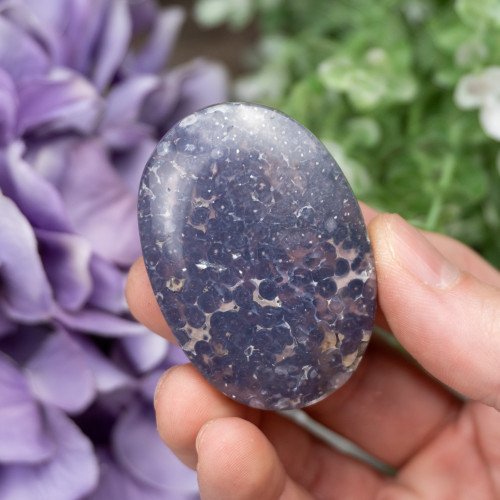Purple Chalcedony Palmstone #5