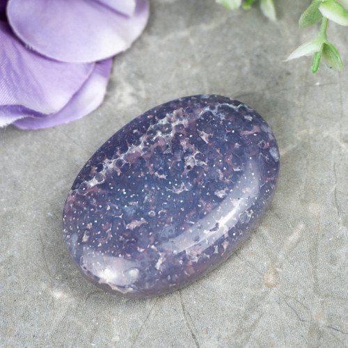 Purple Chalcedony Palmstone #3