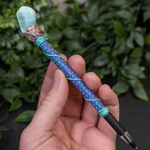 Caribbean Blue Calcite Pen