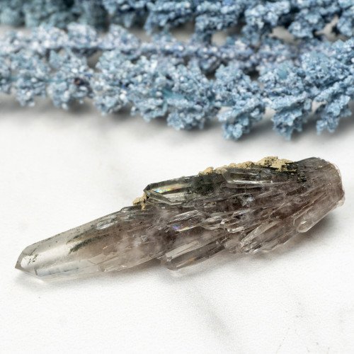 Chlorite in Quartz Scepter #1