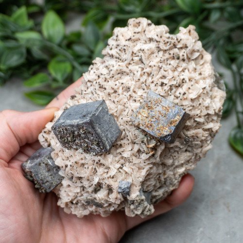 Galena on Dolomite over Calcite #1