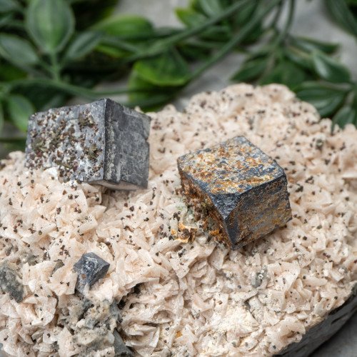 Galena on Dolomite over Calcite #1