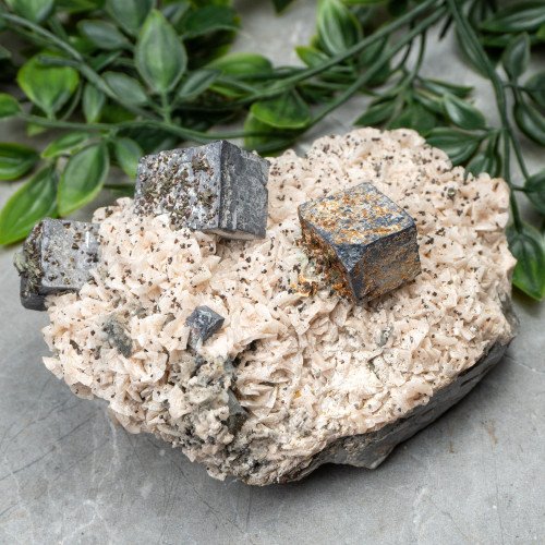 Galena on Dolomite over Calcite #1