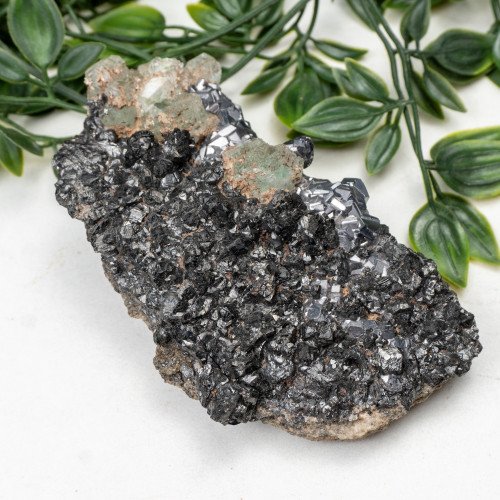 Green Fluorite on Galena #1