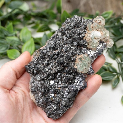 Green Fluorite on Galena #1
