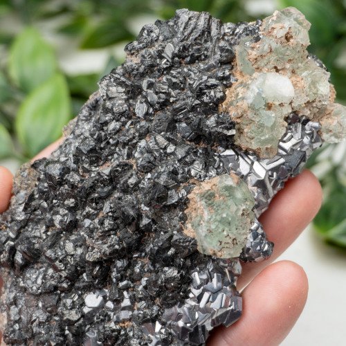 Green Fluorite on Galena #1