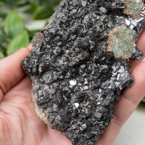 Green Fluorite on Galena #1