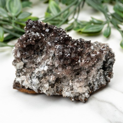 Smoky Fluorite with Colorless Fluorite #1