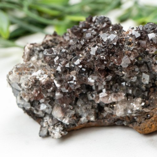 Smoky Fluorite with Colorless Fluorite #1