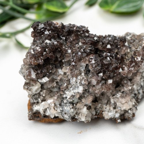 Smoky Fluorite with Colorless Fluorite #1