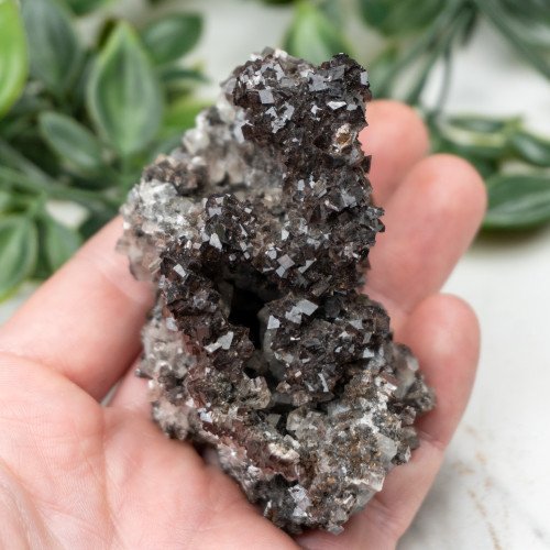 Smoky Fluorite with Colorless Fluorite #1