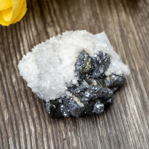 Calcite on Galena #1