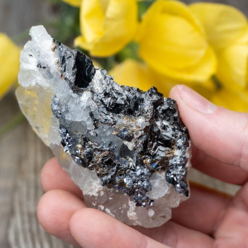 Fluorite with Calcite on Galena #1