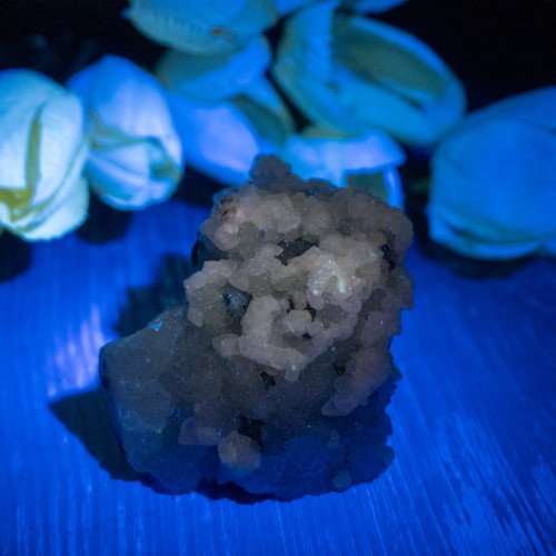 Mangano Calcite on Galena #1