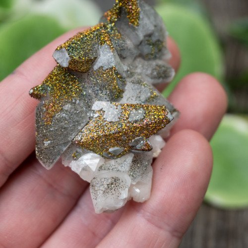Chalcopyrite on Calcite #1