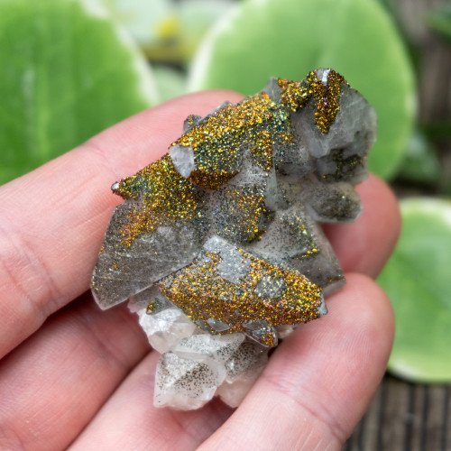 Chalcopyrite on Calcite #1