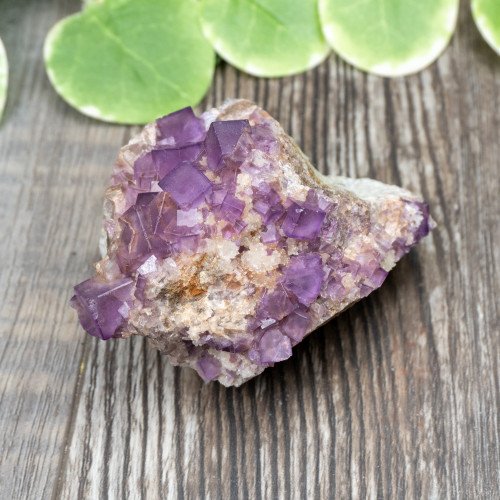 Purple Fluorite on Matrix #3