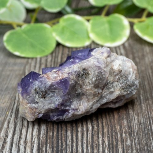 Purple Fluorite on Matrix #2